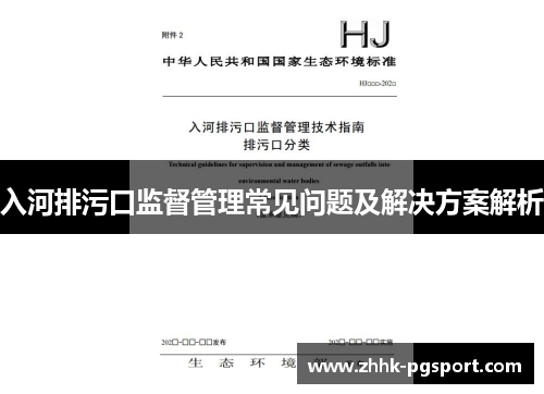 入河排污口监督管理常见问题及解决方案解析