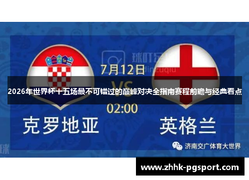 2026年世界杯十五场最不可错过的巅峰对决全指南赛程前瞻与经典看点